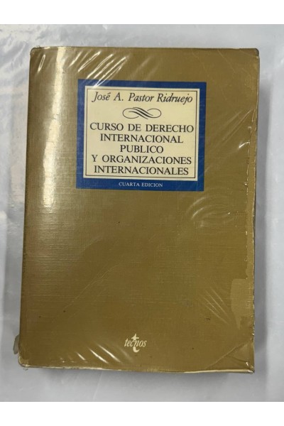 Curso de derecho internacional público y organizaciones internacionales